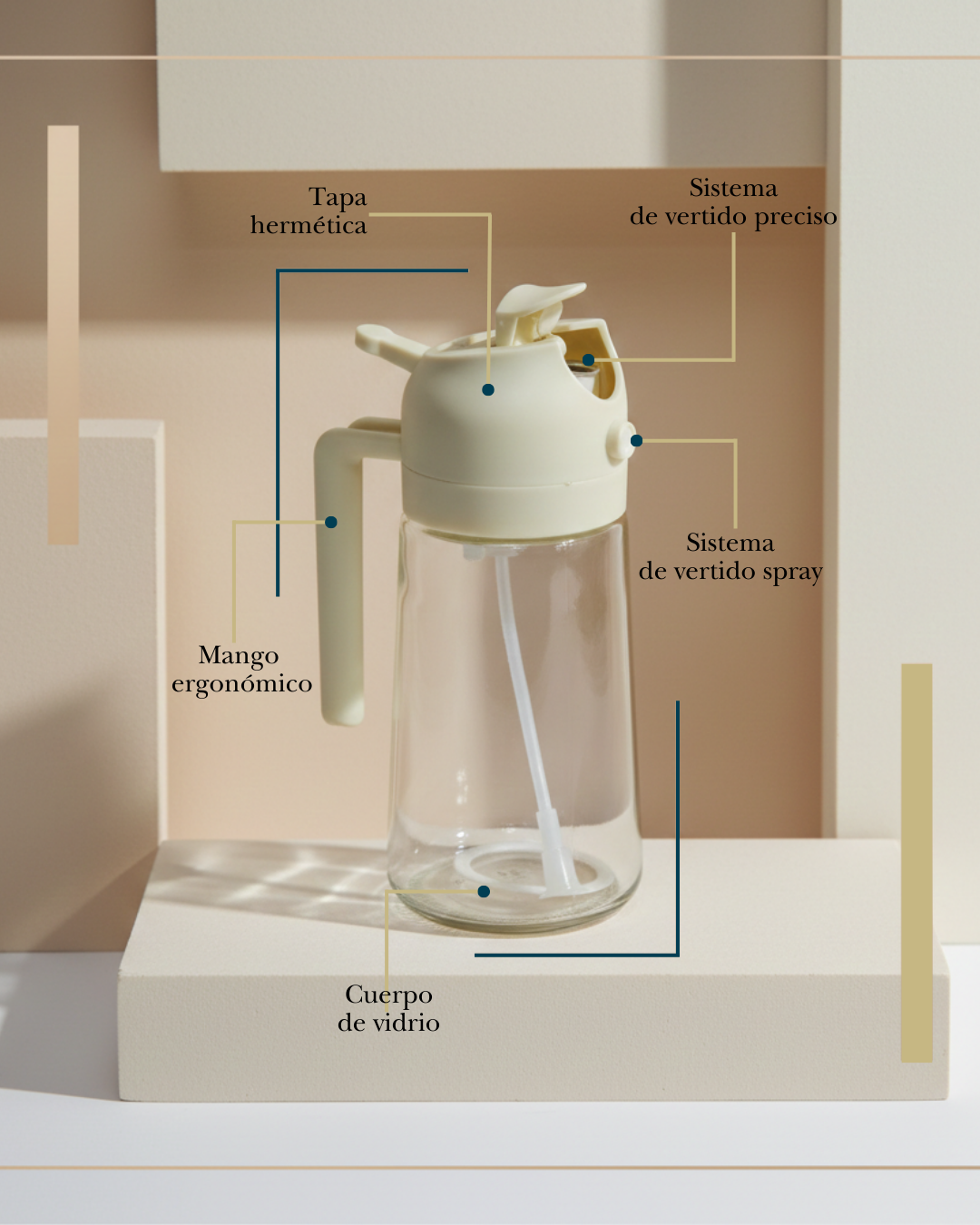 Dispensador de Aceite 2 en 1