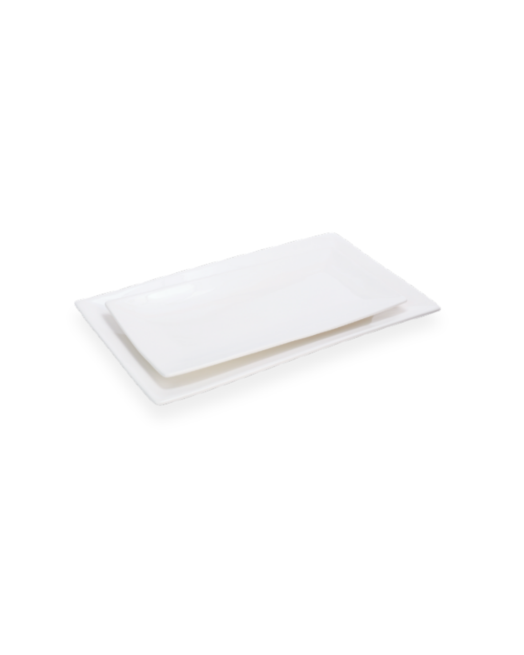 Bandeja Rectangular Blanca Premium