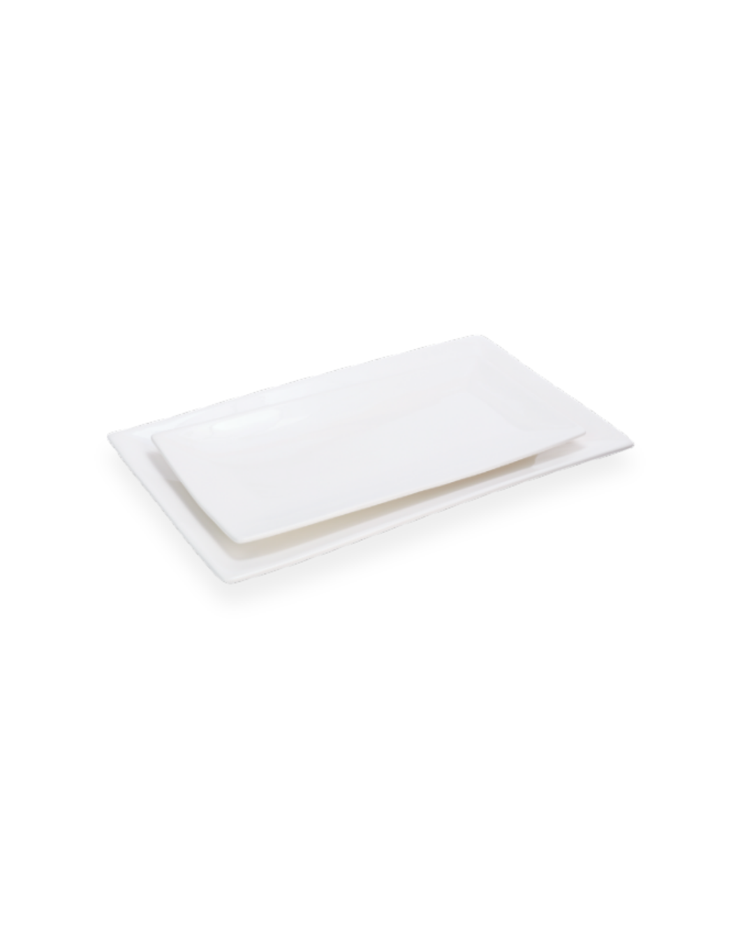 Bandeja Rectangular Blanca Premium