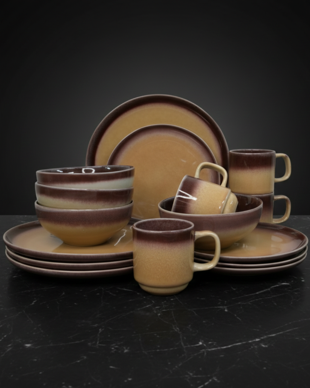 Vajillas Premium 4 Puestos