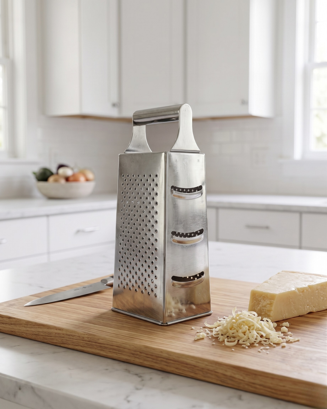 Rayador de Cocina 9 cm en Acero Inoxidable | Compacto, Práctico y Funcional