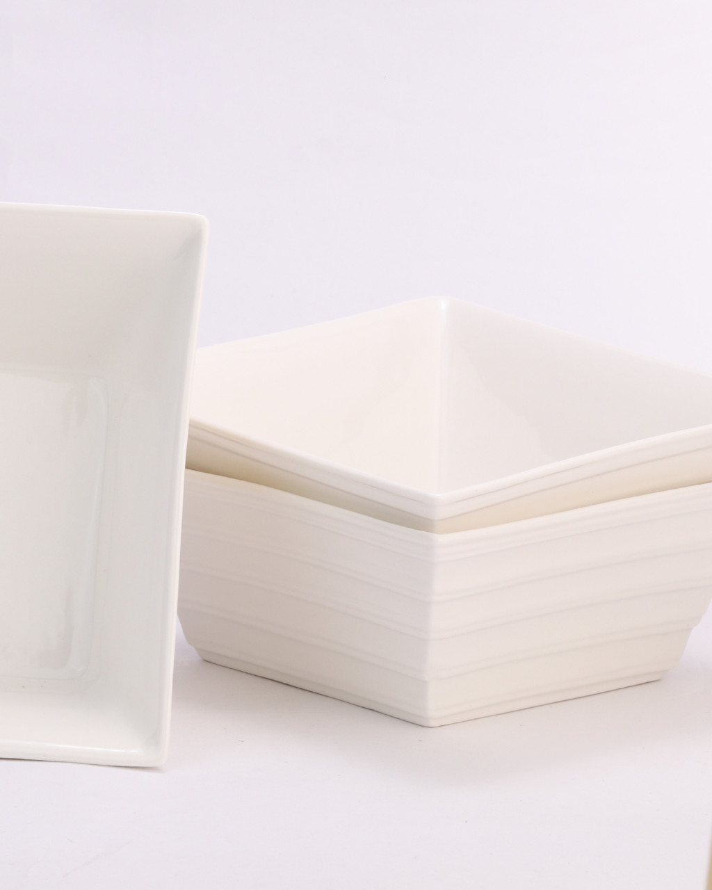 Plato Hondo Cuadrado 6" Premium